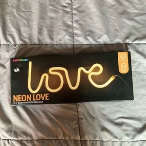 NIB neon love sign